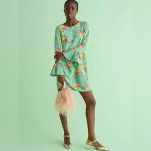 NWT JCrew Winter garden dress in lavish rose NWT size 10